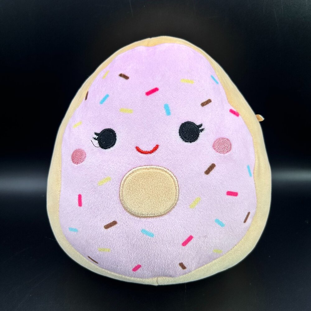 Squishmallow Kellytoy Dabria the Pink Donut Sprinkles Stuffed Plush Toy
